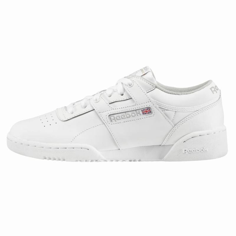 Tenisi Reebok Workout Low Dama Albi/Gri Romania RT5296WJ